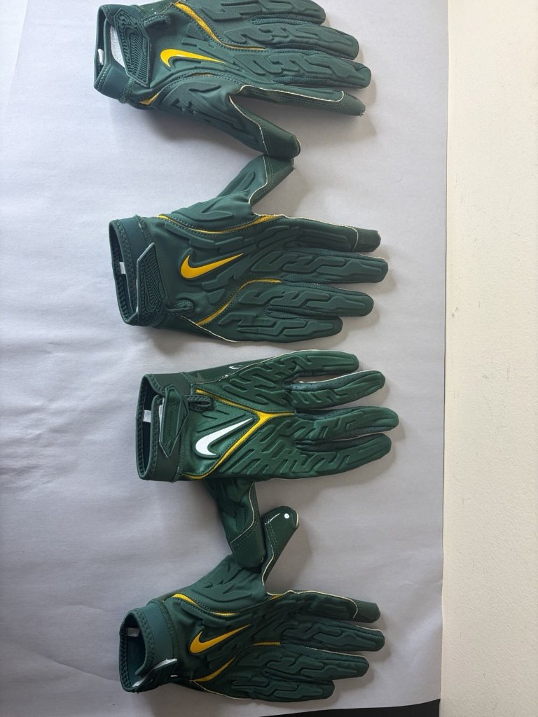Nike Superbad Baylor Bears Player Gloves 34 Size 3xl Two Pairs